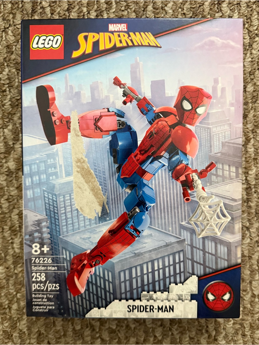LEGO Spider-Man Action Figure in Red and Blue